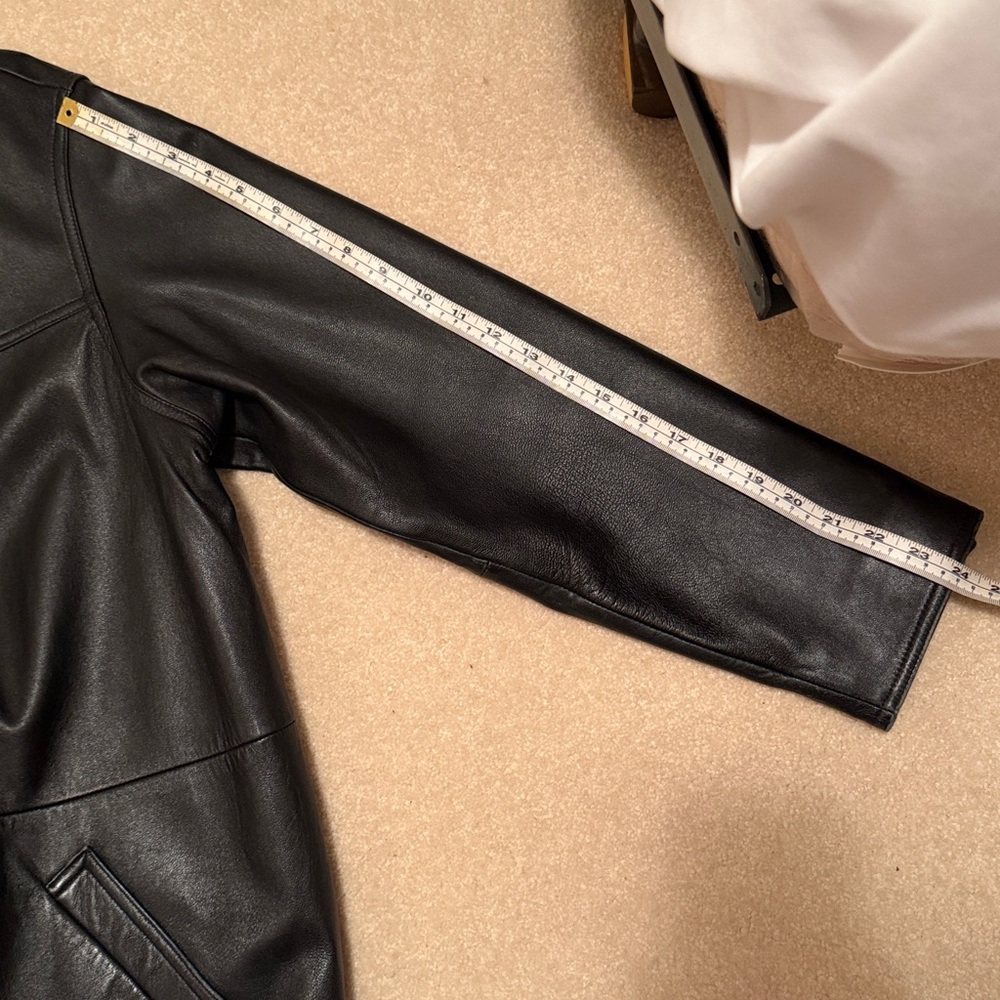 Black Leather Jacket - Picture 5 of 6
